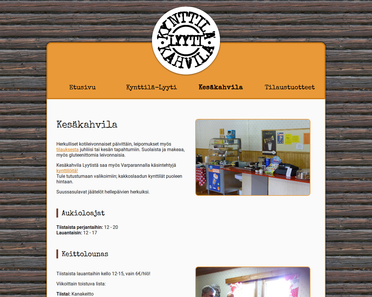 kynttilalyyti.fi / Kesäkahvila