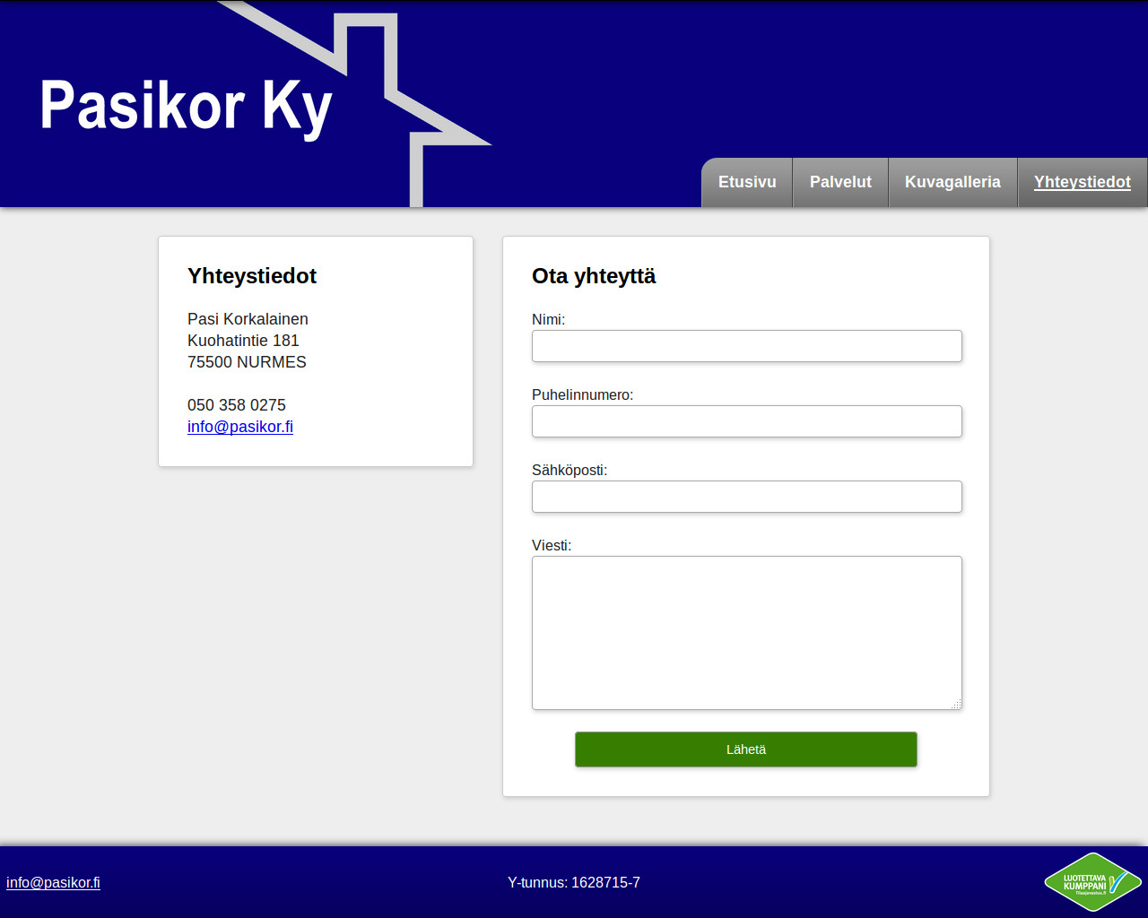 Pasikor.fi / Yhteystiedot