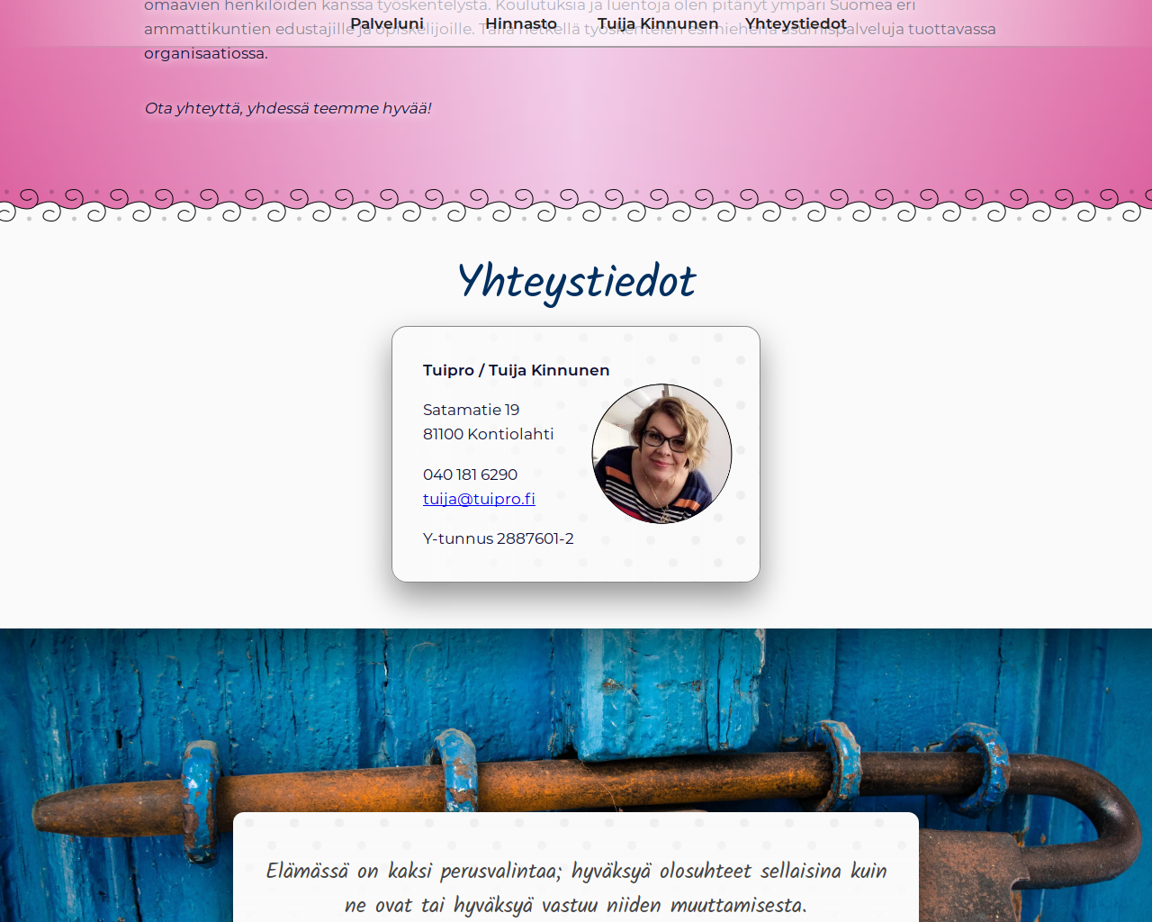 tuipro.fi / Yhteystiedot